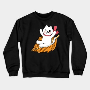 happy Cat Crewneck Sweatshirt